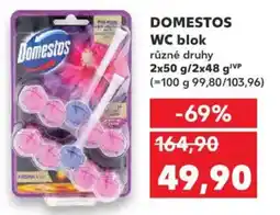 Kaufland DOMESTOS WC blok různé druhy nabídka