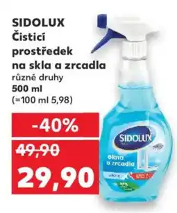 Kaufland SIDOLUX Čisticí prostředek na skla a zrcadla nabídka