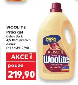 Kaufland WOOLITE Prací gel Color/Dark nabídka