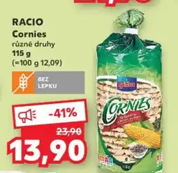 Kaufland RACIO Cornies různé druhy nabídka