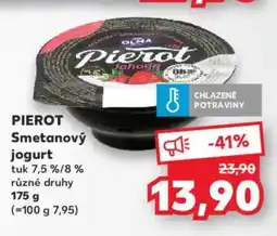 Kaufland PIEROT Smetanový jogurt nabídka