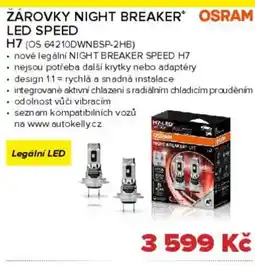 Auto Kelly OSRAM Žárovky night breaker led speed nabídka