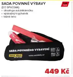 Auto Kelly Sada povinné výbavy nabídka