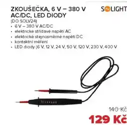 Auto Kelly Zkoušečka, 6 v - 380 v ac/dc, led diody nabídka