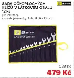 Auto Kelly SADA OČKOPLOCHÝCH KLÍČŮ V LÁTKOVÉM OBALU 12 ks nabídka