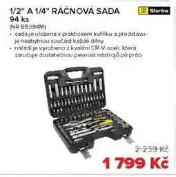 Auto Kelly 1/2" a 1/4" ráčnová sada 94 ks (nr b5094m) nabídka