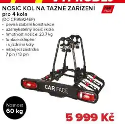 Auto Kelly Nosič kol na tažné zařízení pro 4 kola nabídka