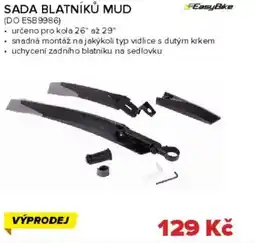 Auto Kelly EasyBike Sada blatníků mud (do esb 9986) nabídka