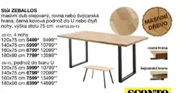 Sconto Stůl ZEBALLOS nabídka