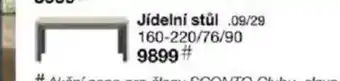 Sconto Jídelní stůl nabídka