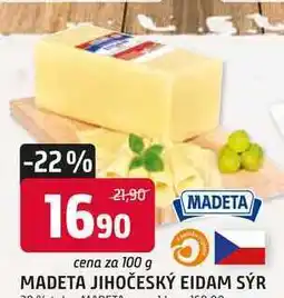 Trefa JIHOČESKÝ EIDAM SÝR 100g nabídka