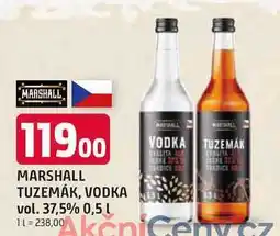 Trefa MARSHALL TUZEMÁK, VODKA vol. 37,5% 0,5 L nabídka