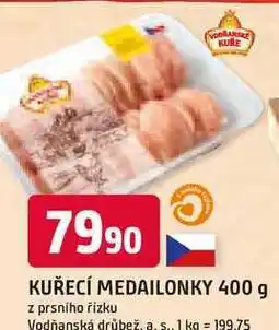 Trefa KUŘECÍ MEDAILONKY 400 g z prsního řízku nabídka