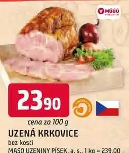 Trefa UZENÁ KRKOVICE bez kosti 100g nabídka