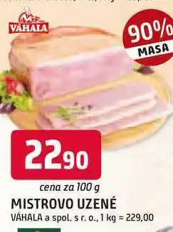 Trefa MISTROVO UZENÉ VÁHALA 100g nabídka