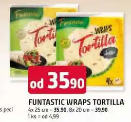 Trefa FUNTASTIC WRAPS TORTILLA 4x 25 cm nabídka