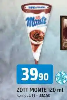 Trefa ZOTT MONTE 120 ml kornout nabídka