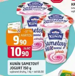 Trefa KUNÍN SAMETOVÝ JOGURT 150 g nabídka