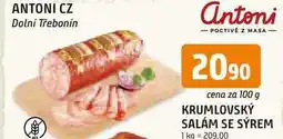 Trefa KRUMLOVSKÝ SALÁM SE SÝREM 100 g nabídka