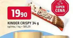 Trefa KINDER CRISPY 34 g nabídka