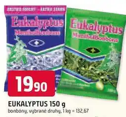 Trefa EUKALYPTUS 150 g bonbóny, vybrané druhy nabídka