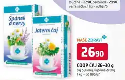 Trefa COOP ČAJ 26-30 g nabídka