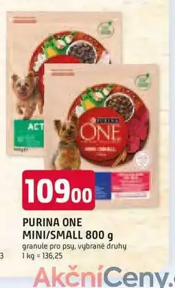 Trefa PURINA ONE MINI/SMALL 800 g nabídka