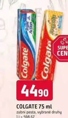 Trefa COLGATE 75 ml zubní pasta nabídka