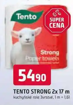 Trefa TENTO STRONG 2x 17 m kuchyňské role 3vrstvé nabídka