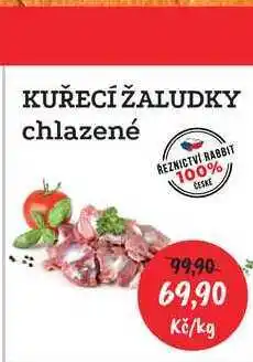 RABBIT řeznictví KUŘECÍ ŽALUDKY chlazené 1kg nabídka