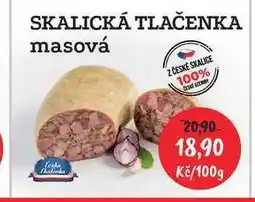 RABBIT řeznictví SKALICKÁ TLAČENKA masová 100g nabídka
