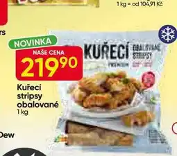 Hruška Kuřecí stripsy obalované 1 kg nabídka