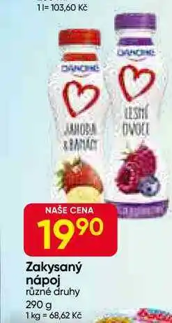 Hruška Danone Zakysaný nápoj různé druhy 290 g nabídka