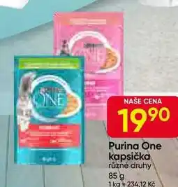 Hruška Purina One kapsička různé druhy 85 g nabídka