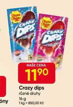 Hruška Chupa Chups Crazy Dips Drops 16g nabídka
