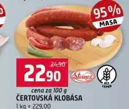 Terno ČERTOVSKÁ KLOBÁSA 100 g nabídka