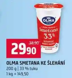 Terno OLMA SMETANA KE ŠLEHÁNÍ 200 g nabídka