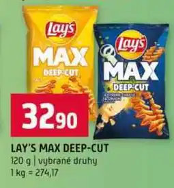 Terno LAY'S MAX DEEP-CUT 120 g nabídka