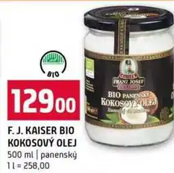 Terno F. J. KAISER BIO KOKOSOVÝ OLEJ 500 ml nabídka