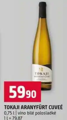 Terno TOKAJI ARANYFÜRT CUVEÉ 0,75 l nabídka