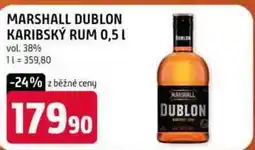 Terno MARSHALL DUBLON KARIBSKÝ RUM 0,5 l nabídka