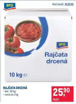 Makro Rajčata drcená nabídka