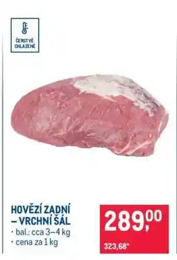 Makro Hovězí zadní vrchní šál nabídka