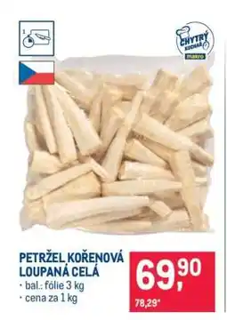 Makro PETRŽEL KOŘENOVÁ LOUPANÁ CELÁ nabídka