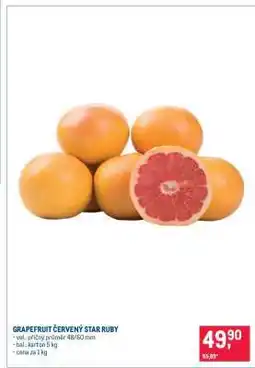 Makro GRAPEFRUIT ČERVENÝ STAR RUBY nabídka