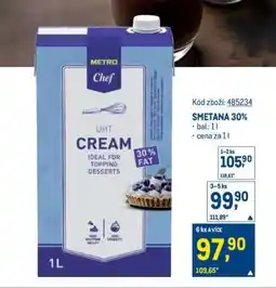 Makro Smetana 30% nabídka