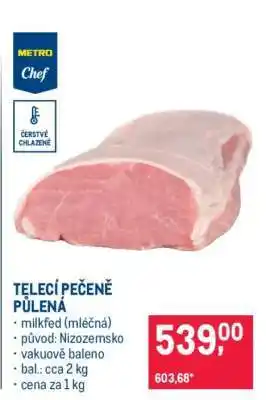 Makro TELECÍ PEČENĚ PŮLENÁ nabídka