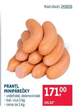 Makro PRANTL MINIPÁREČKY nabídka