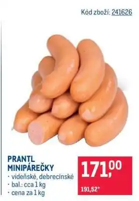 Makro PRANTL MINIPÁREČKY nabídka