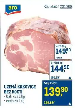Makro Uzená krkovice bez kosti nabídka